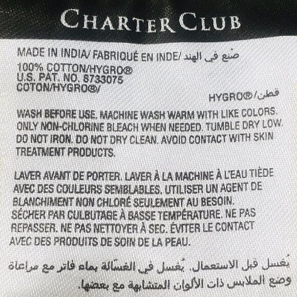 3 new LEMON CITRUS Charter Club Elite 100% Hygro Cotton 13x13 inch WASHCLOTHS - Picture 2 of 4